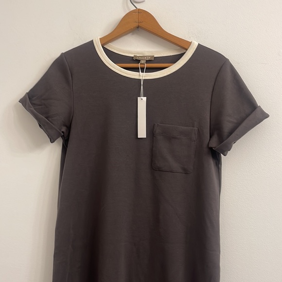LILLA P tee Shirt Dress with Pocket xs - Picture 4 of 6
